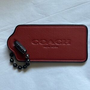 Coach Hangtag Keychain charm